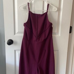 Wine berry colored jumpsuit